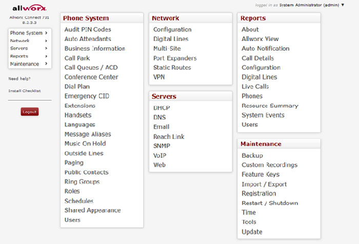 allworx ui graphic