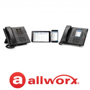 allworx logo and equipment