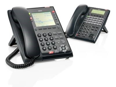 two land-line business phones