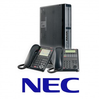 NEC logo and equipment